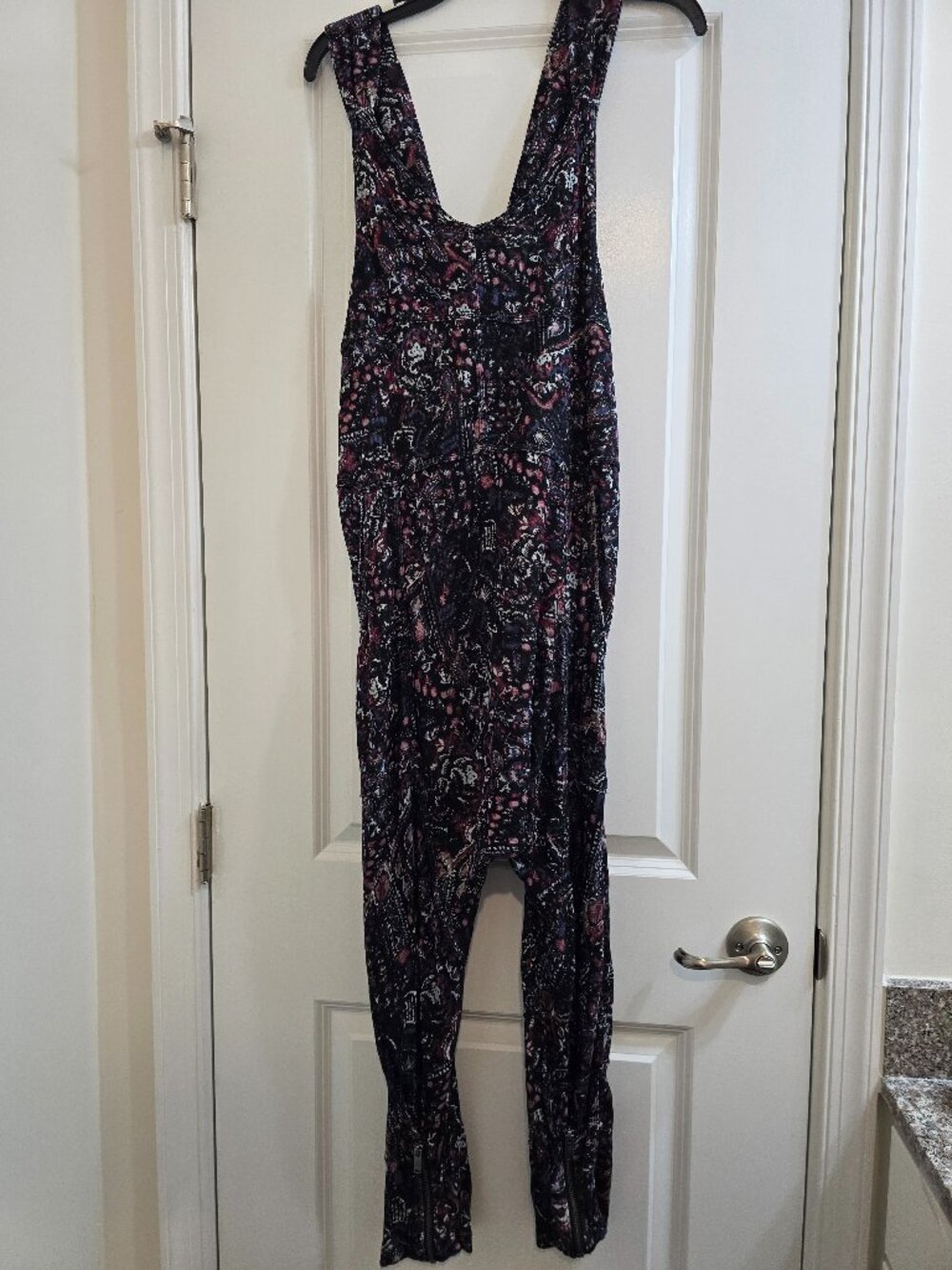 Free People Movement High Tide Jumpsuit Overalls Boho Knit Romper - Picture 2 of 10